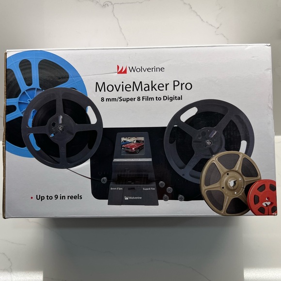 Wolverine 8mm & Super 8 Reels to Digital MovieMaker Pro Film Digitizer EUC - Picture 12 of 15